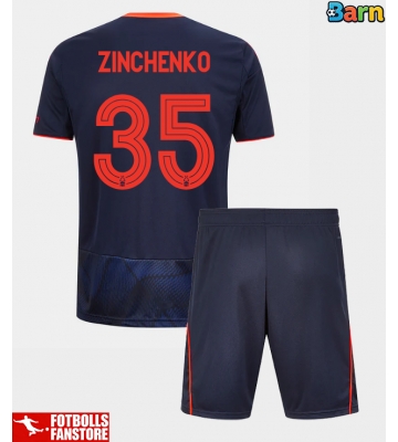 Nottingham Forest Oleksandr Zinchenko #35 Tredje Tröja Barn 2025-26 Kortärmad (+ Korta byxor)